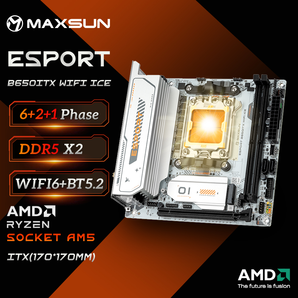 B650 Itx Motherboard Wifi - Материнская плата MAXSUN B650M ITX AMD