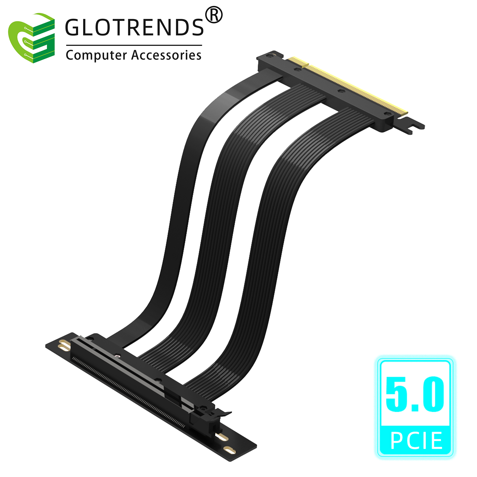 Pcie 4.0 X16 Riser Cable 90 Degree - Кабель-адаптер PCIe 5.0, совместимый с графическими
