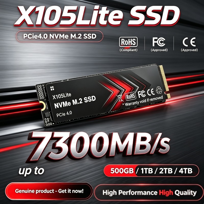 M.2 Nvme 4Tb Pcie 4.0 Ssd - X105Lite 500 ГБ-4 ТБ M.2 PCIe
