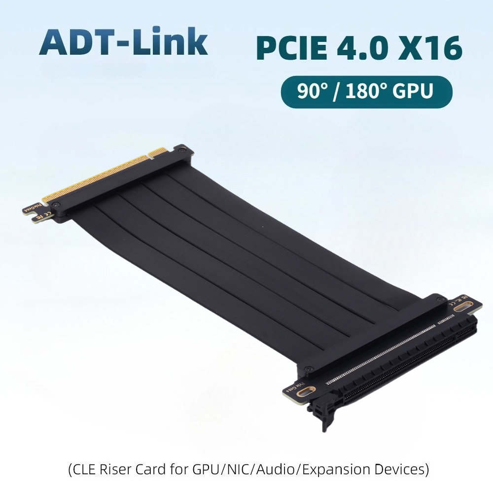 Pcie 4.0 X16 Riser Cable 90 Degree - Универсальный кабель-удлинитель Ultra PCIe 4.0 с