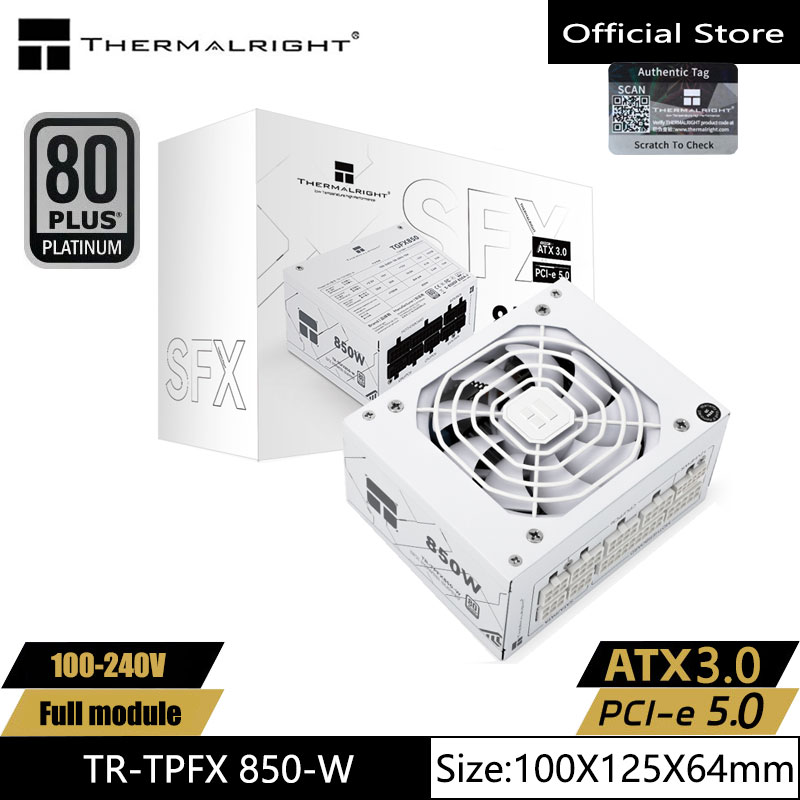 Sfx Power Supply 850W Gold - Блок питания Thermalright TR-TPFX850-W White Chassis,