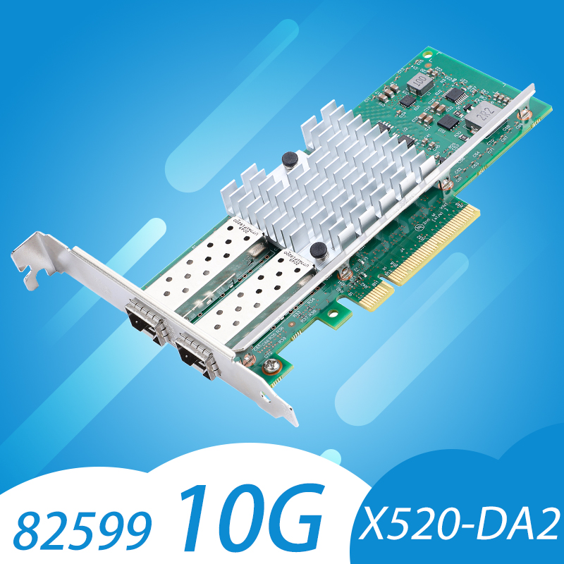 10Gb Sfp+ Pcie Network Card Dual Port - Сетевая карта Intel X520-DA2 10 ГБ