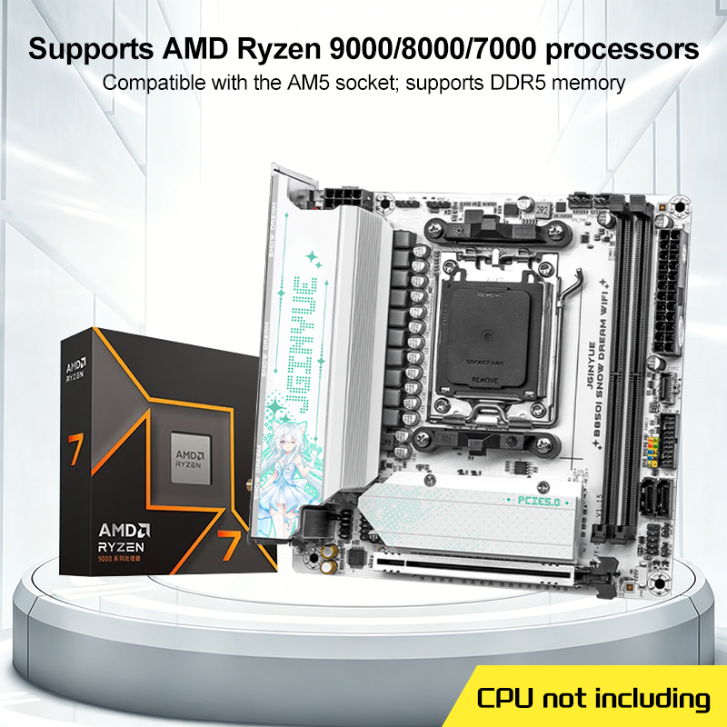 Материнская плата JGINYUE B850 – обзор и цена B650 Itx Motherboard Wifi