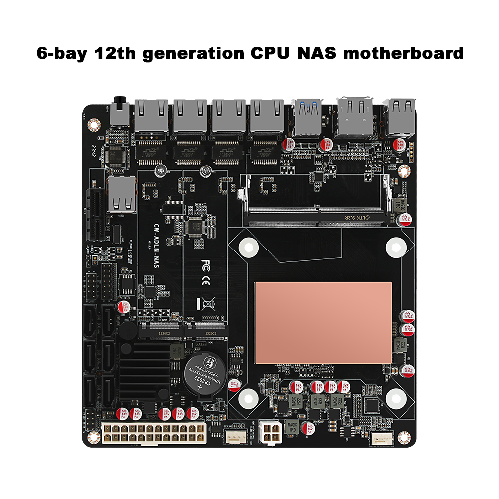 Материнская плата N100/N150 дл – обзор и цена Nas Motherboard N100 6 Sata