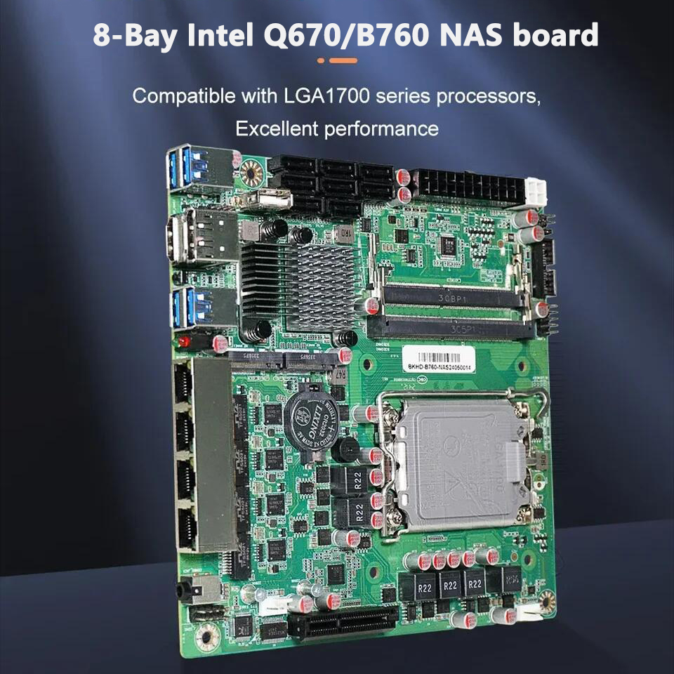 Материнская плата Topton Q670  – обзор и цена Lga 1700 Ddr5 Itx Motherboard