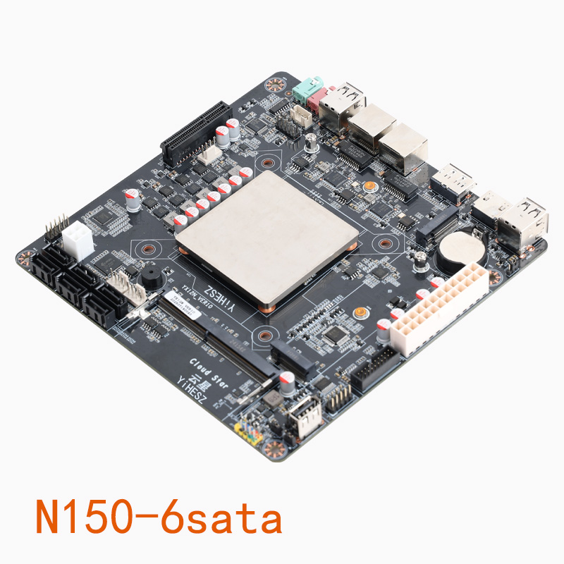 Материнская плата N100/N150 NA – обзор и цена Nas Motherboard N100 6 Sata