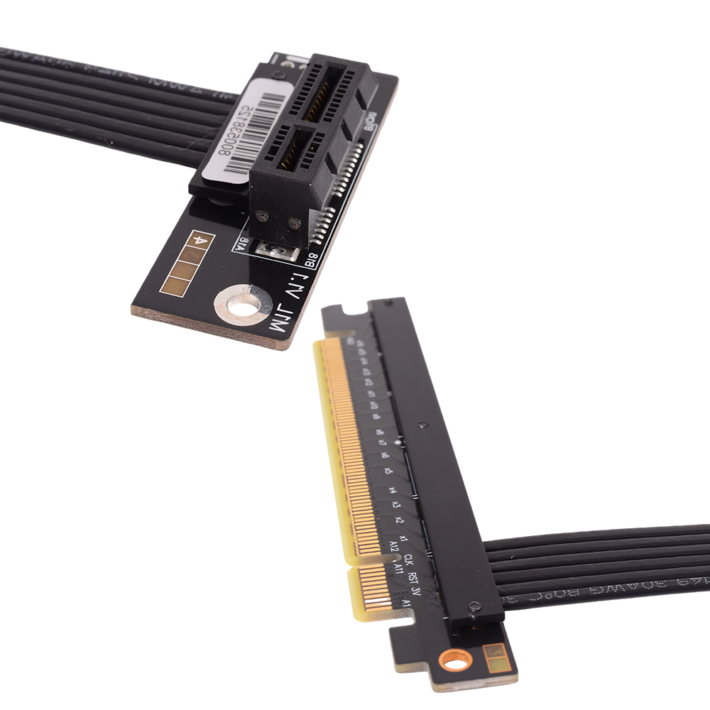 Удлинительный кабель PCIe 4.0  – обзор и цена Pcie 4.0 X16 Riser Cable 90 Degree