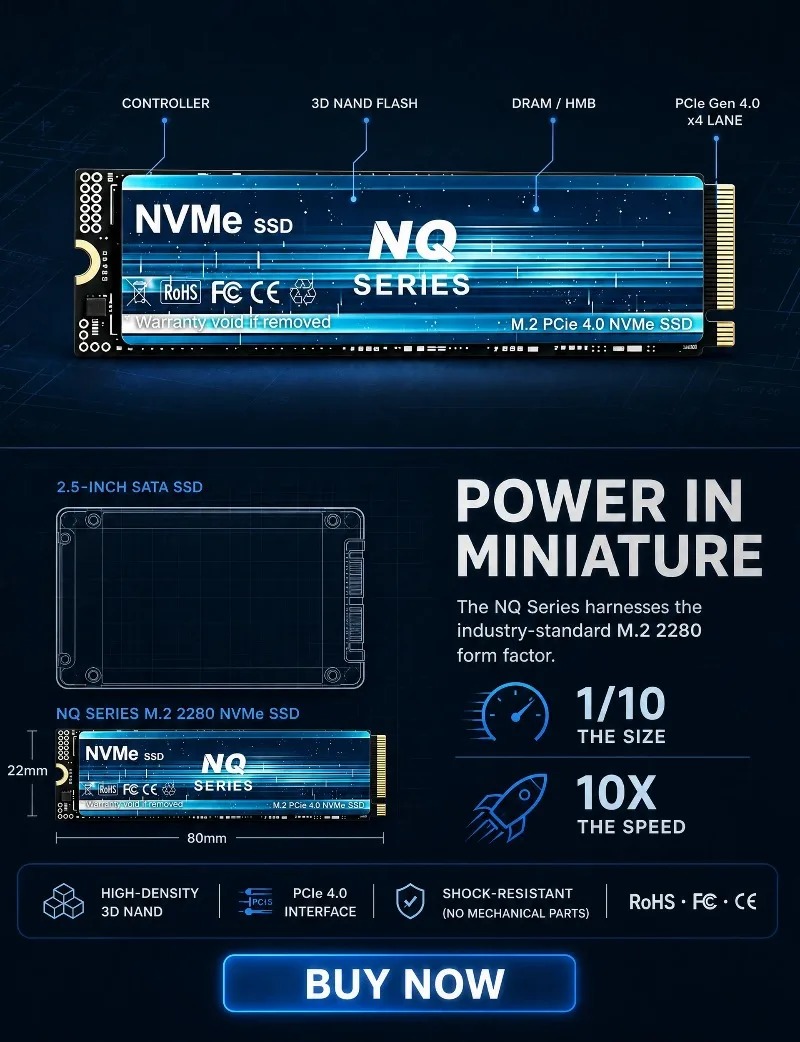 NQ 2TB 4TB SSD M.2 NVMe Внутре – обзор и цена M.2 Nvme 4Tb Pcie 4.0 Ssd