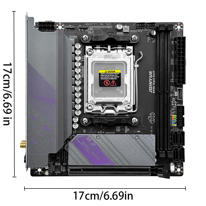Материнская плата JGINYUE B650 – обзор и цена B650 Itx Motherboard Wifi