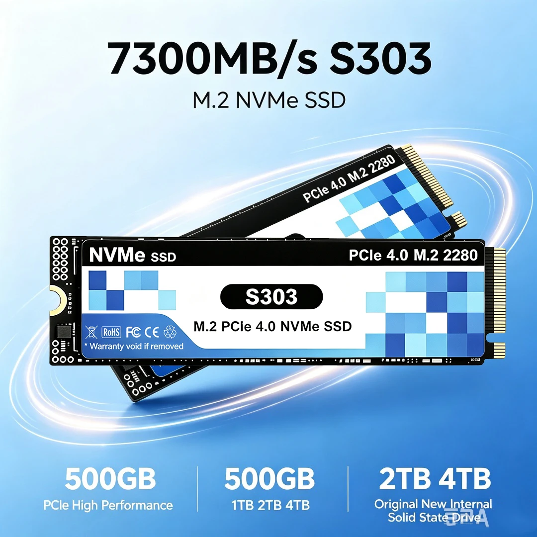 2026 S303 SSD 500 ГБ 1 ТБ 2 ТБ – обзор и цена M.2 Nvme 4Tb Pcie 4.0 Ssd