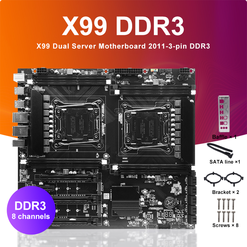 Материнская плата процессора X – обзор и цена X99 Dual Cpu Motherboard Combo